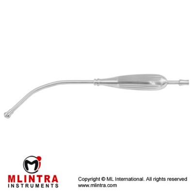 Yankauer Suction Tube Complete Stainless Steel, 31 cm - 12 1/4" Yankauer Suction Tube Complete Stainless Steel, 31 cm - 12 1/4"